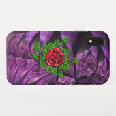 Schöne ikonische Rote Rose Case-Mate iPhone Hülle (Rückseite (Horizontal))