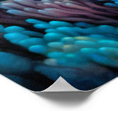 Schöne Illustration über das Meer Poster (Ecke)