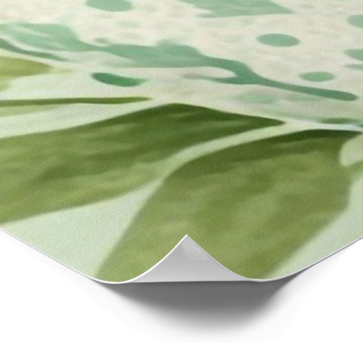 Schöne Illustration zu Ostern Poster (Ecke)