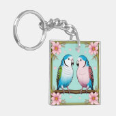 Schöne Illustrationsfeiern Schlüsselanhänger (Vorderseite links)