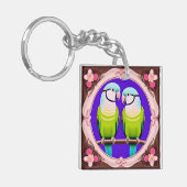 Schöne Illustrationsfeiern Schlüsselanhänger (Vorderseite links)