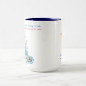 Schöne Illustrierte Cat Lady Tasse (Zentrum)