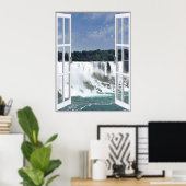 Schöne Imitate zum Wasserfall Poster (Heimbüro)