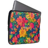 Schöne Impressionen aus der Roten Blume Laptopschutzhülle (Vorne Rechts)