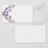 Schöne in einer Liste verzeichnete Visitenkarte (Vorne/Hinten)