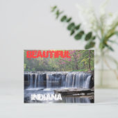 Schöne Indiana Postkarte. Postkarte (Stehend Vorderseite)
