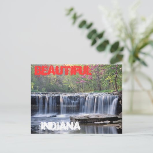 Schöne Indiana Postkarte. Postkarte (Stehend Vorderseite)