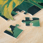 Schöne indianische Frau mit Adler Puzzle (Seite)