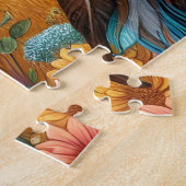 Schöne indianische spirituelle Frau Puzzle (Seite)