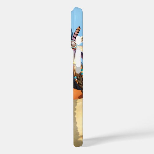 Schöne indigene Amerikanerin Case-Mate iPhone Hülle (Rückseite / Links)