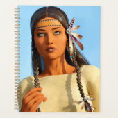 Schöne indigene Amerikanerin Planer (Vorderseite)