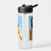 Schöne indigene Amerikanerin Trinkflasche (Links)