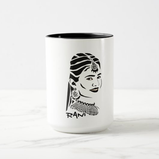 Schöne indische Rani-Tasse Tasse (Zentrum)