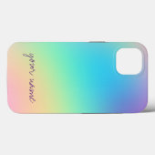 Schöne, individuell anpassbare Pastelrutsche Case-Mate iPhone Hülle (Rückseite (Horizontal))