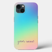 Schöne, individuell anpassbare Pastelrutsche Case-Mate iPhone Hülle (Rückseite)