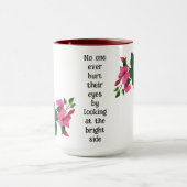 Schöne, individuell gestaltete Blumenzauber Tasse (Zentrum)