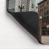 Schöne Innenstadt Chicago Illinois Mousepad (Ecke)