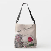 Schöne innere Schönheit Tragetaschen Mit Langen Trägern (Rückseite)