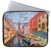 Schöne Insel Burano, Italien Laptopschutzhülle (Vorderseite)