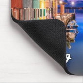 Schöne Insel Burano, Italien Mousepad (Ecke)