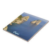 Schöne Insel Capri Fliese (Seite)