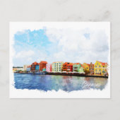 Schöne Insel Curacao Postkarte (Vorderseite)