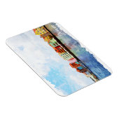 Schöne Insel Curucao Magnet (Rechte Seite)