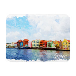 Schöne Insel Curucao Magnet