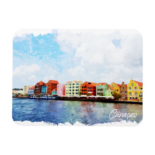 Schöne Insel Curucao Magnet (Horizontal)