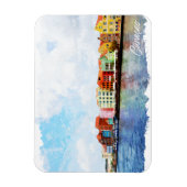 Schöne Insel Curucao Magnet (Vertikal)