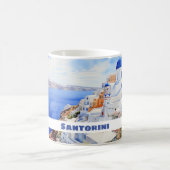 Schöne Insel Santorini, Oia Kaffeetasse (Mittel)