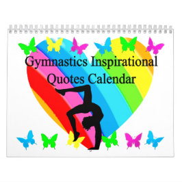 SCHÖNE INSPIRATIONALE QUOTEN GYMNAST CALENDAR KALENDER