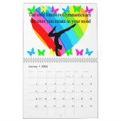 SCHÖNE INSPIRATIONALE QUOTEN GYMNAST CALENDAR KALENDER (Jan 2026)