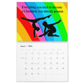 SCHÖNE INSPIRATIONELLE QUOTEN GYMNASTICS KALENDER (Mär 2026)
