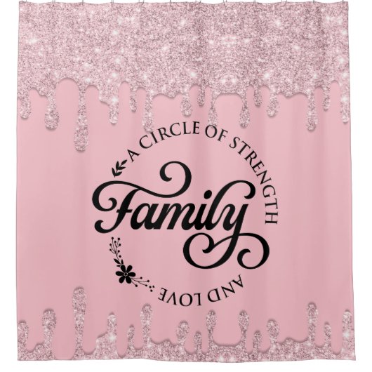 Schöne Inspirationsquelle Zitat Dusche Curtai Duschvorhang (Vorderseite)