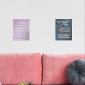 Schöne, inspirierende Redewendungen Desiderata Bilderwand Sets (Wohnzimmer)