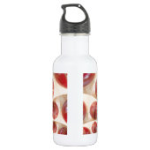 Schöne internationale Cricket Red Leather Ball Art Trinkflasche (Rückseite)