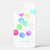 Schöne iPhone-Abdeckung mit Ihrem Namen Case-Mate iPhone Hülle (Rückseite)