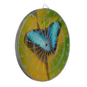 Schöne, iridescent Butterfly Dartscheibe (Vorderseite Links)