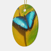 Schöne, iridescent Butterfly Keramik Ornament (Links)