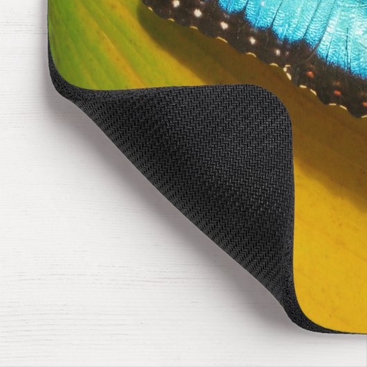 Schöne, iridescent Butterfly Mousepad (Ecke)