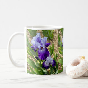 Schöne Iris Blume Tasse