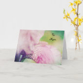 Schöne Iris-Muttertagskarte Karte (Gelbe Blume)