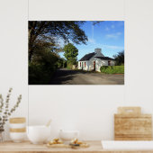 Schöne irische Hütte Poster (Küche)