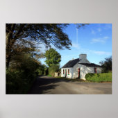 Schöne irische Hütte Poster (Vorne)