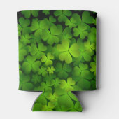 Schöne irische Kleeblätter Dosenkühler (Rückseite)