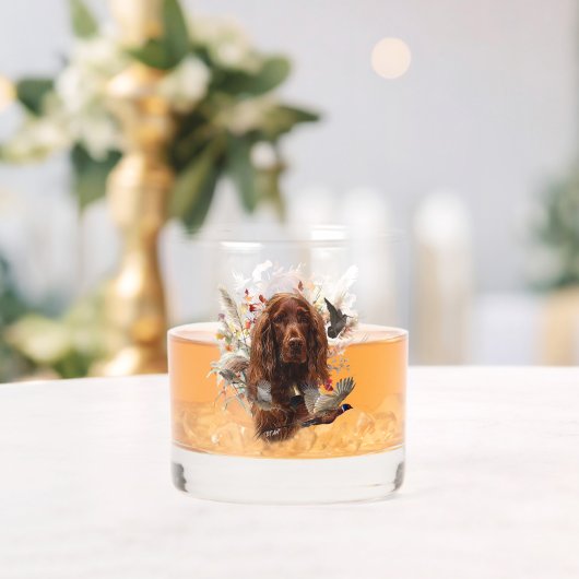 Schöne irische Setters Art Whiskyglas (Insitu (Hochzeit))