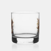 Schöne irische Setters Art Whiskyglas (Links)