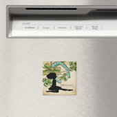 Schöne irische Tänzerin, Kleeblatt und Horseshoe Magnet (In Situ (Geschirrspüler))