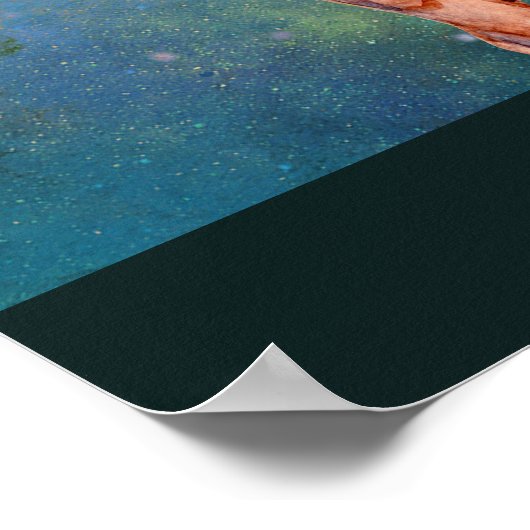 Schöne Irish Dancer Hard Shoe Dance Poster (Ecke)